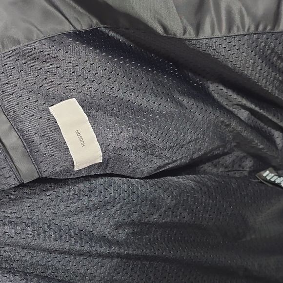 {Hudson} Jeans Black and Cream Varsity Jacket - Sizs XL - Picture 10 of 17